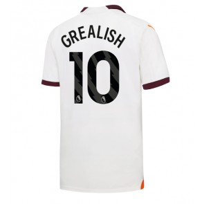 Maillot de foot Manchester City Jack Grealish #10 Extérieur 2023-24 Manches Courte